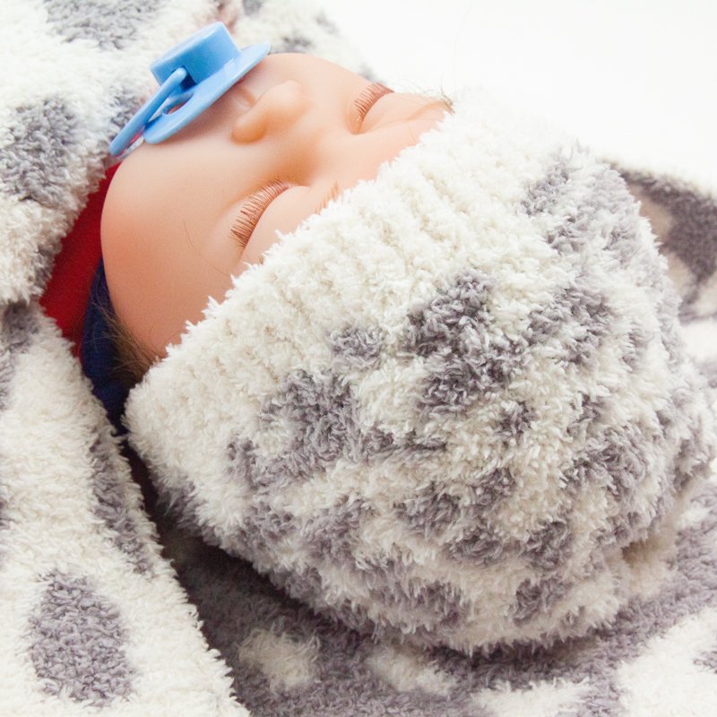 bonnet tricoté pour bébé