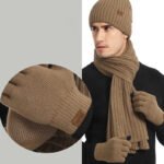 Ensemble d'écharpes, de bonnets et de gants chauds personnalisés-01