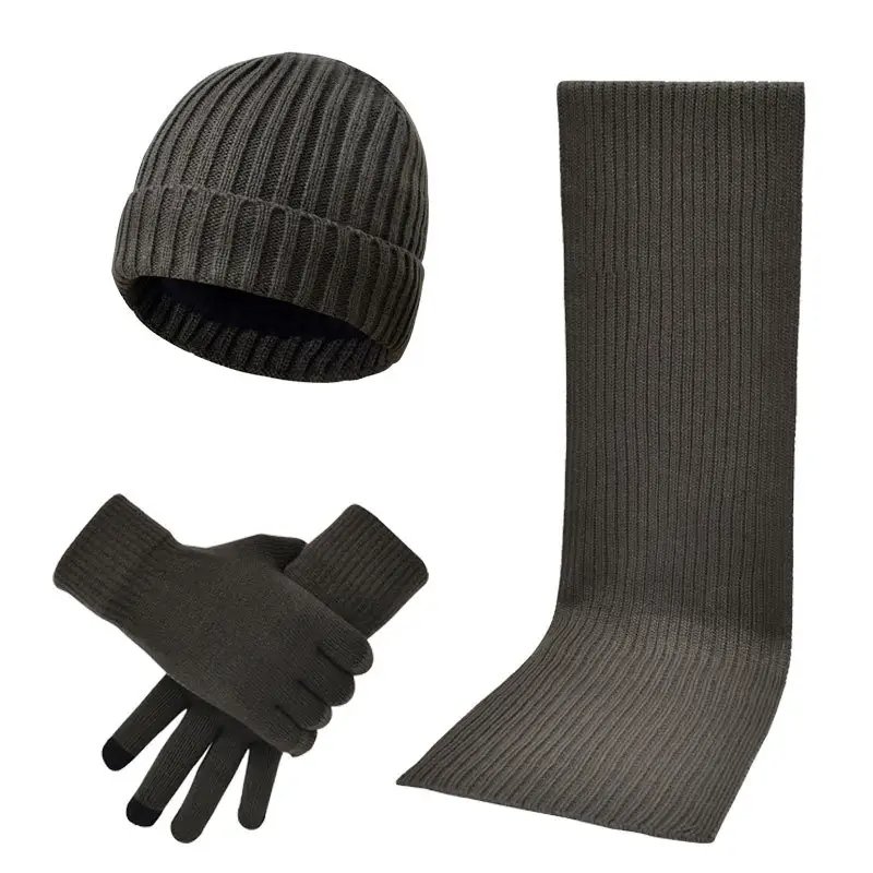 Écharpe chaude personnalisée, bonnet et gants Sets-05