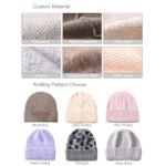 Winter Beanie Mütze Schal Handschuhe Sets 3 Stück-05