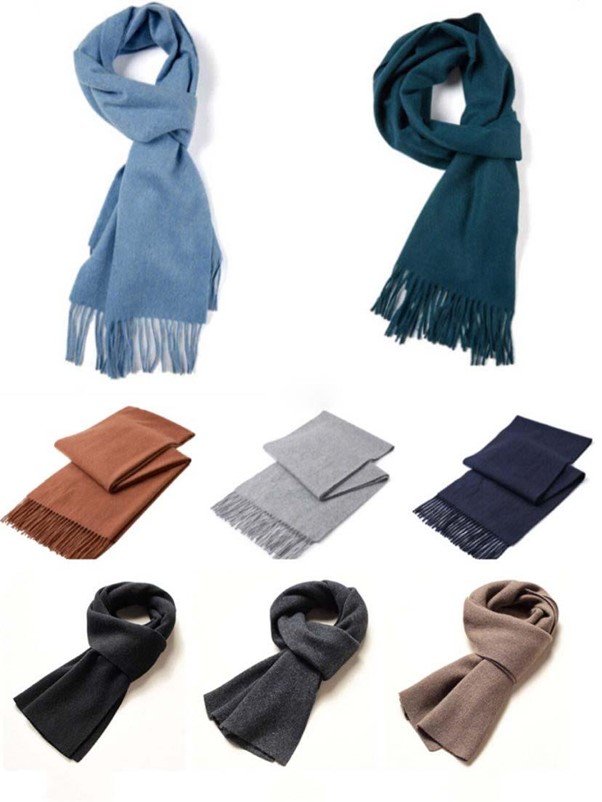 Wie sollten Männer Schals auswählen?