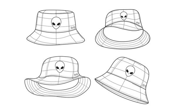 sombreros de cubo