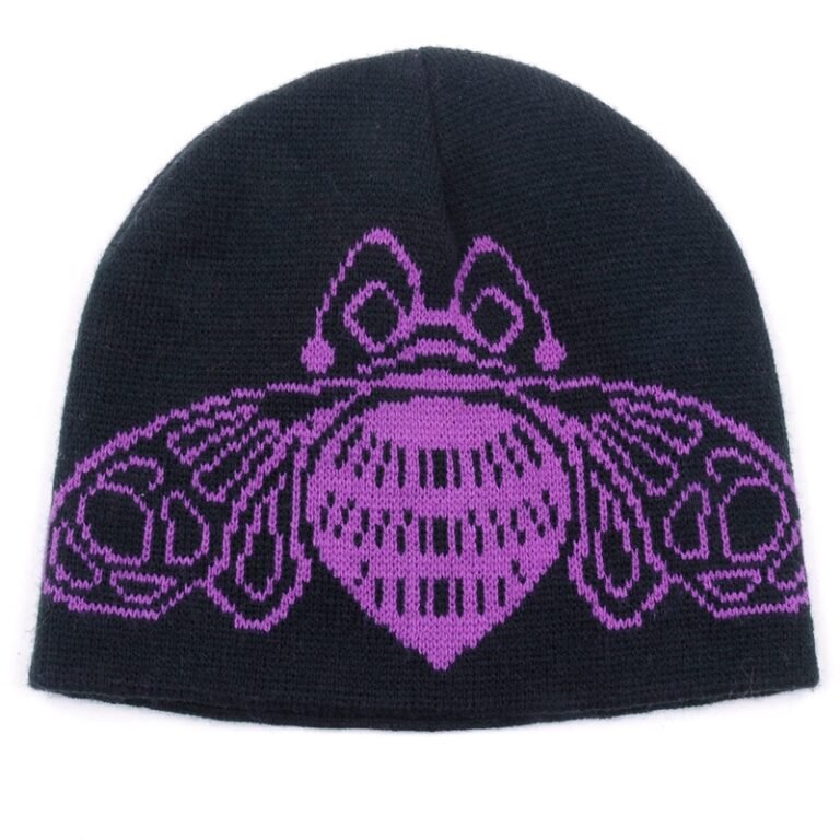 printed logo beanies